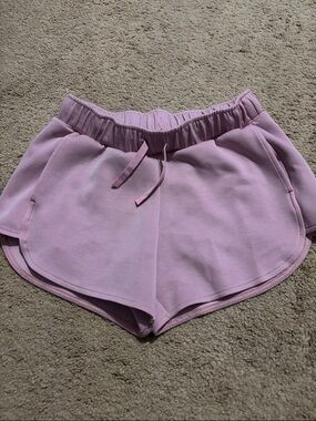 all in motion Pastel Pink Elastic-Waist Drawstring Girls' Shorts